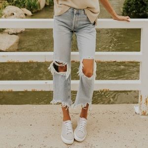NWT Free People Maggie Mid-Rise Straight Jeans